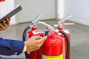Inspeção mensal extintores incêndio
