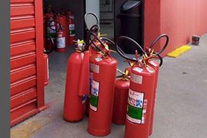 Valor de recarga de extintores de incêndio